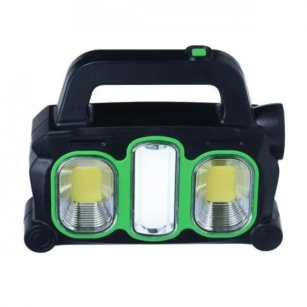 Аккумуляторный LED фонарь прожектор с солнечной панелью USB выход съемные Hurry Bolt HB-6169 Коломия - фото 1