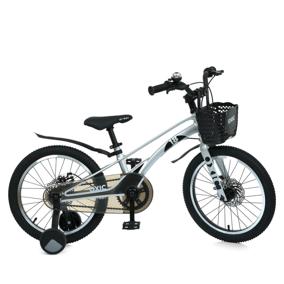 Велосипед дитячий OXIC MB 18OXIC GREY, колеса 18 дюймів Вінниця - фото 1