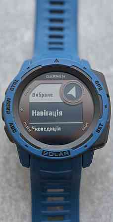 Смарт-Часи Garmin Instinct Solar Blue Київ