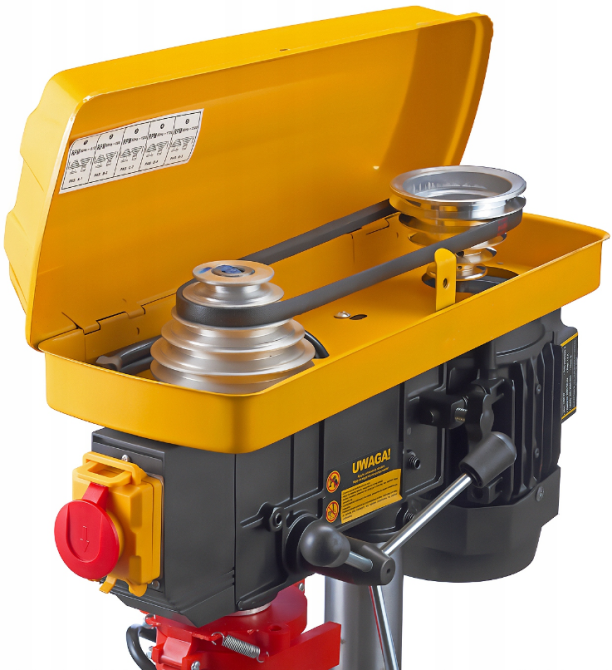 Свердлильний верстат з індукційним колонним столом 1700Вт + регульовані тисці Majster Polska MP-0435 (Польща) Київ - фото 6