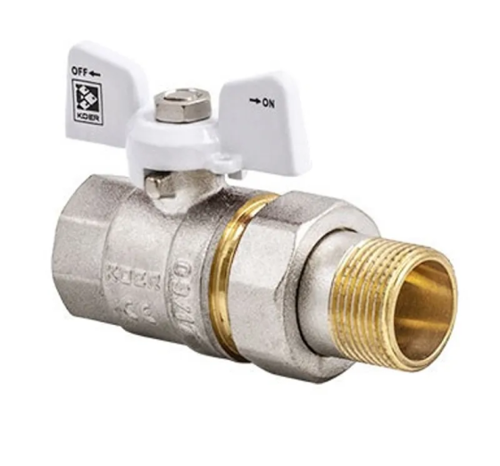 Кран з американкою 1/2" (Koer KR.227.W) білий (KR0015)   ( 21120 ) Харків