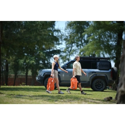 Душ портативный Flextail Tiny Shower Bag із ємністю та насосом 20 л помаранчевий (TSB-650) Вінниця - фото 5