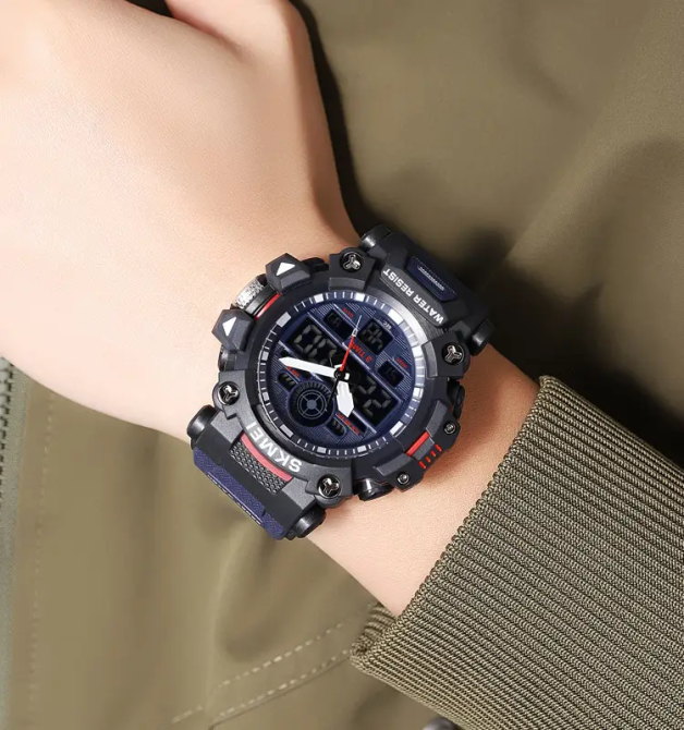 Часы мужские наручные спортивные Skmei 2226 Синий Винница - изображение 7