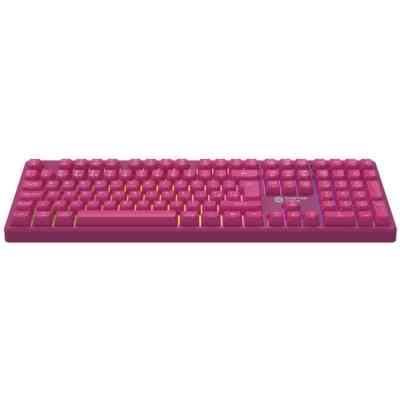 Клавіатура Canyon Fortnax Bluetooth/Wireless/ USB UA Pink (CND-SKBW2) Вінниця