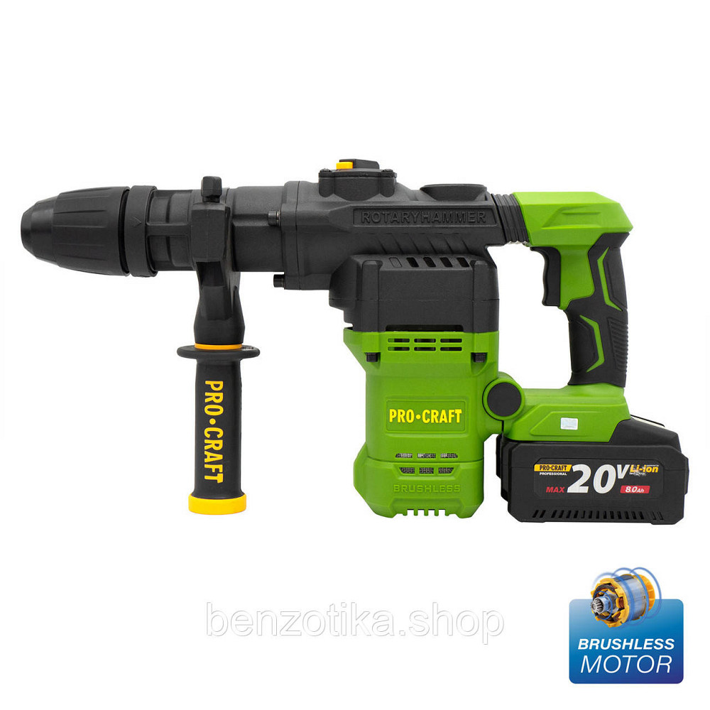 Акумуляторний перфоратор Procraft PHA50 Кейс (з 1 акб та ЗП) Киев - изображение 1