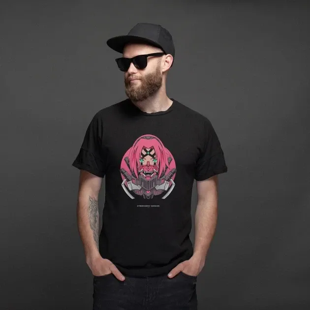 Футболка чоловіча з  принтом Наруто Сакура Кібер Версія Розмір 48 Anime0103 Дніпро - фото 3