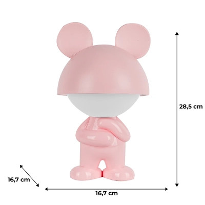 Нічник Kite Світильник LED з акумулятором Dreamy Mouse, рожевий (K25-315-2-2) Вінниця - фото 6