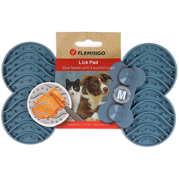 Flamingo Lick Pad Yummee ФЛАМІНГО ЛИЗАЛЬНИЙ КИЛИМОК антистрес для собак і котів Київ - фото 1