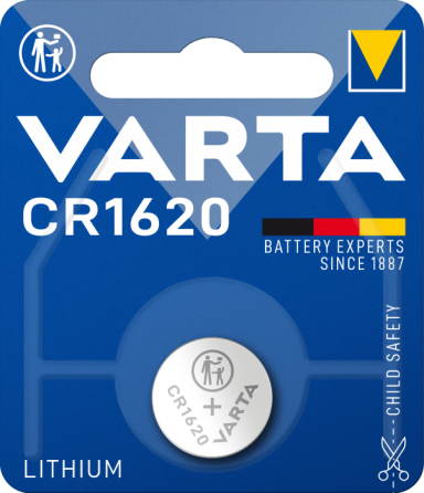 Батарейка VARTA CR 1620 3V BLI 1 шт. Рівне