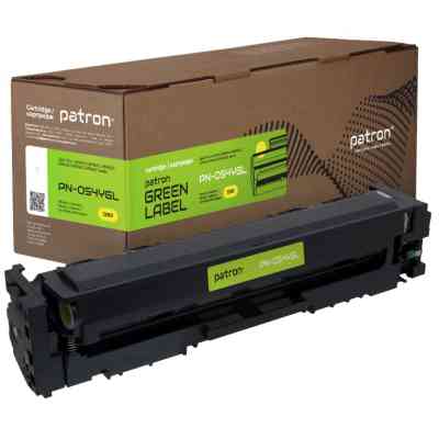 Картридж Patron Canon 054 Green Label, yellow (PN-054YGL) Винница