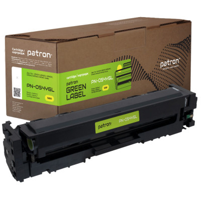 Картридж Patron Canon 054 Green Label, yellow (PN-054YGL) Винница - изображение 1