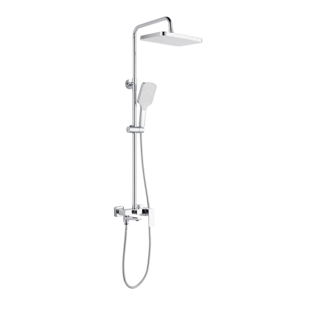 Душова система латунна універсальна Lidz Orion 1030 на три споживачі (з виливом) (k35) LDORI1030CRM48092 Chrome Київ - фото 1