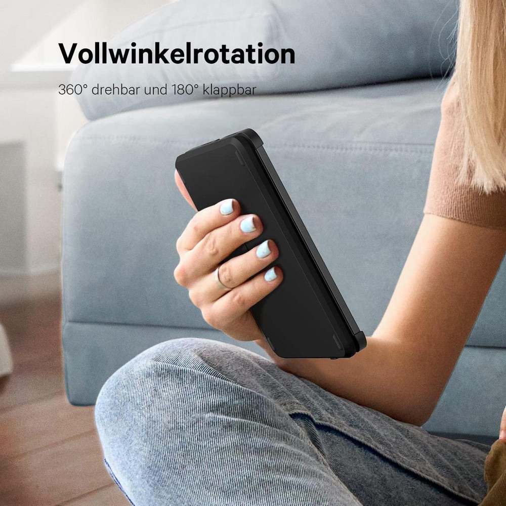 Чохол з Bluetooth клавіатурою для iPad Mini 7/6 8.3” 2024/2021 з підсвіткою, тачпадом і поворотом на 360°, QWERTZ, чорний Київ - фото 6