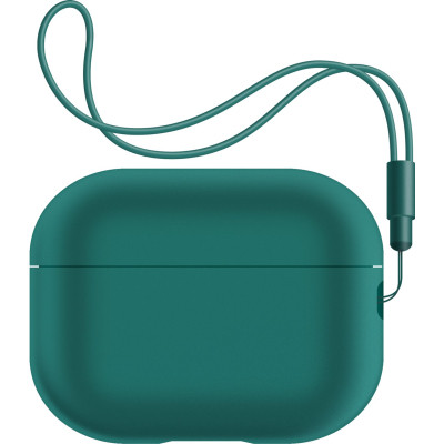 Чохол для навушників Armorstandart Silicone Case with straps для Apple Airpods Pro 2 Dark Green (ARM68612) Вінниця - фото 1