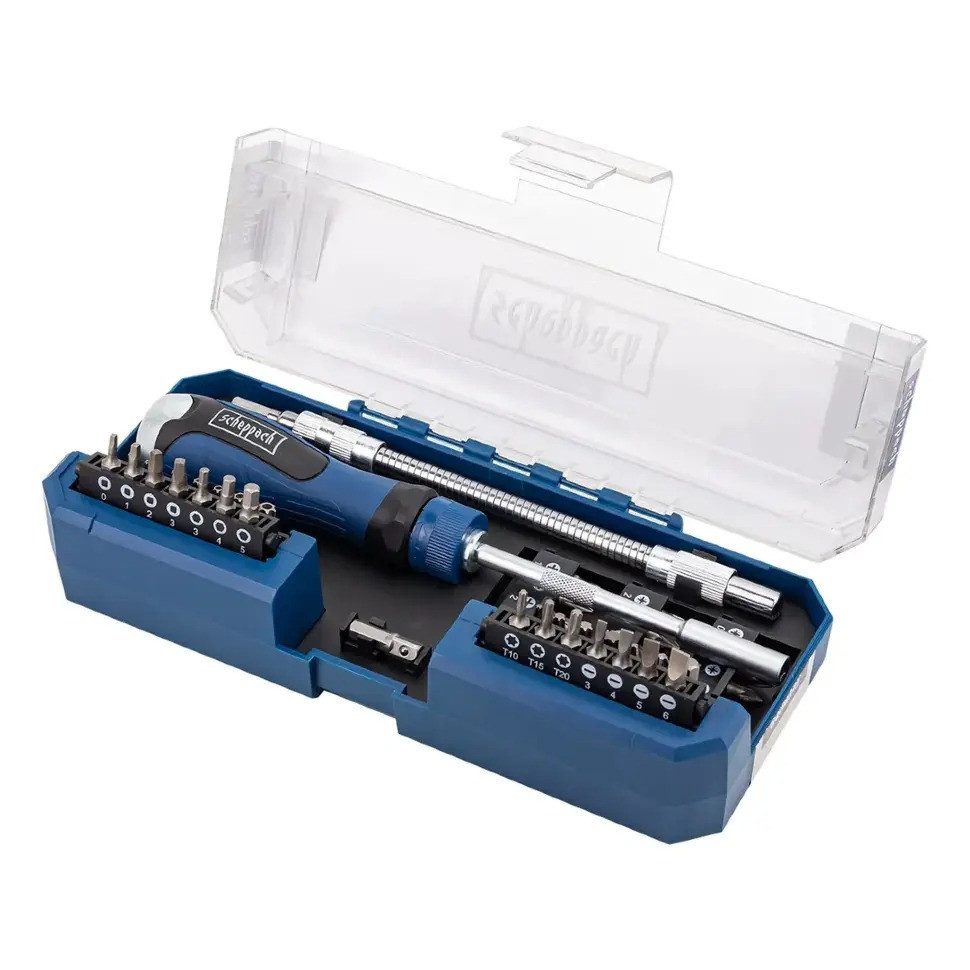 Викрутка з набором біт 43пр. Scheppach SCH-30311126 Одеса - фото 2