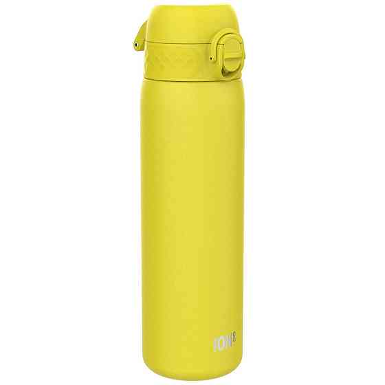 Пляшка для води металева ION8 600 мл. Stainless Steel , Yellow Кам'янське