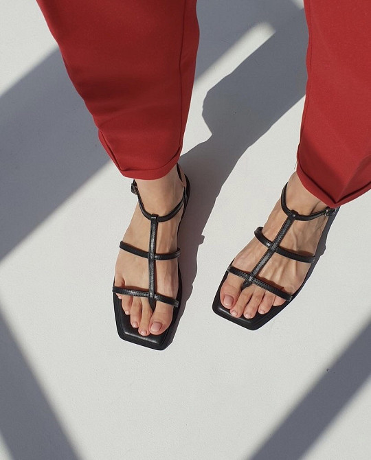 Zemira Босоніжки жіночі ZEMIRA 05200 чорні (літо, шкіра натуральна) (4620) 37 Коломия - фото 1