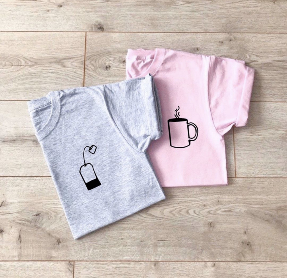 Парные футболки для влюбленных (Чай\кофе ) Черновцы - изображение 1