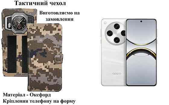 Тактичний чохол для Motorola Moto G75, кріпиться до спорядження на липучці Київ