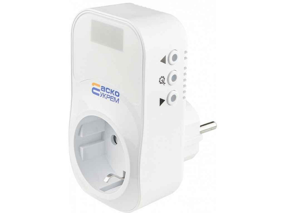 Реле контролю напруги розеткове URate S-16 AC 230V 16A ТМ АСКО Київ - фото 1