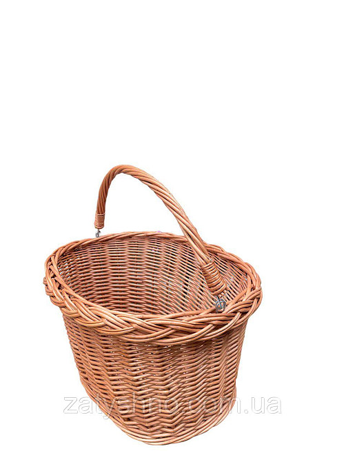 Велосипедний кошик з лози Київ - фото 6