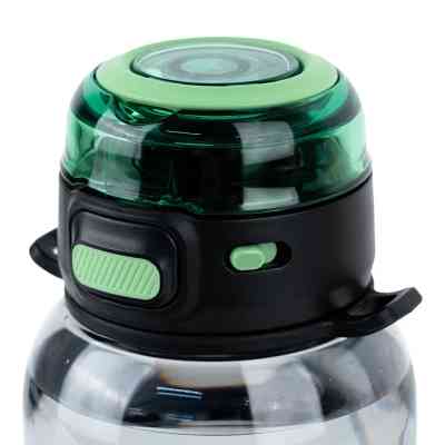 Поильник-непроливайка Kite 700 мл, чорно-зелена (K25-1218-2) Винница