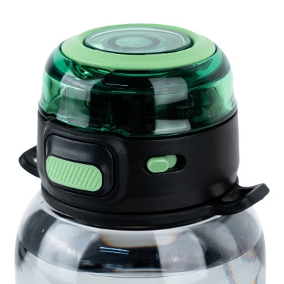 Поильник-непроливайка Kite 700 мл, чорно-зелена (K25-1218-2) Винница - изображение 3