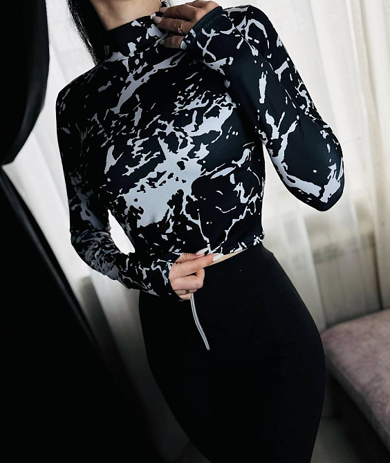 Женский эластичный принтованный гольф микродайвинг Одесса - изображение 3