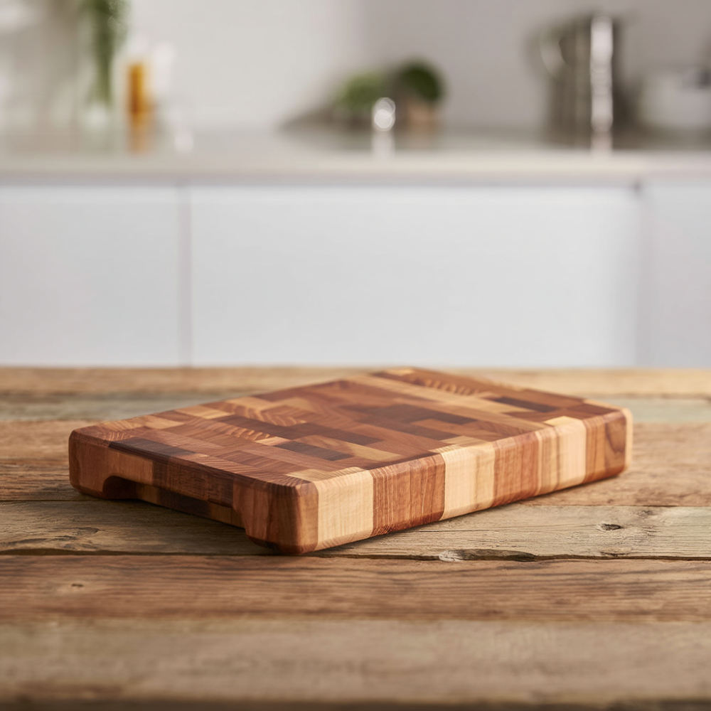 Деревянная разделочная доска из дуба 20x30 см Домино Киев - изображение 1