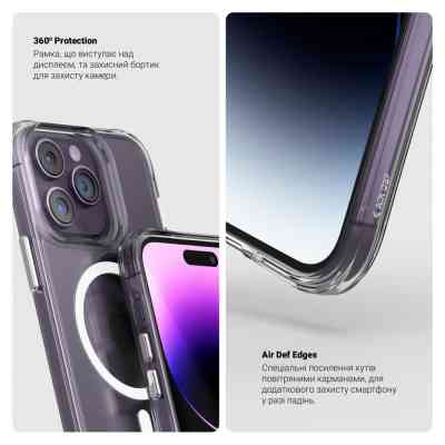 Чохол до мобільного телефона Armorstandart Clear Magsafe Apple iPhone 15 Pro Max Tansparent (ARM71052) Вінниця