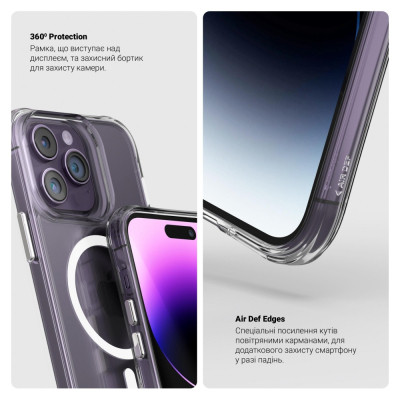 Чохол до мобільного телефона Armorstandart Clear Magsafe Apple iPhone 15 Pro Max Tansparent (ARM71052) Вінниця - фото 4