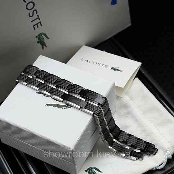 Мужской браслет Lacoste, Лакоста (40195) Киев