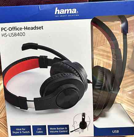 Гарнітура навушники Hama USB HS-USB400 Київ