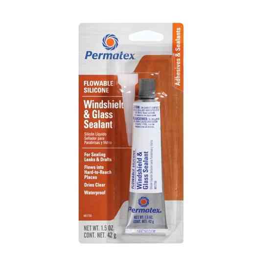Герметик Permatex Flowable Silicone Windshield & Glass Sealer силіконовий холодного затвердіння 42г Львів