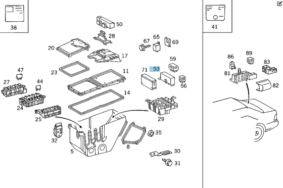 Mercedes-Benz  A1405420432 Блок управління індикація несправності ламп S-class W140 CL C140 Одеса