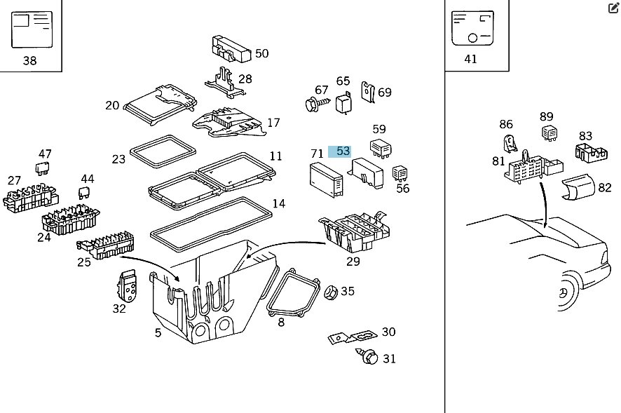 Mercedes-Benz  A1405420432 Блок управління індикація несправності ламп S-class W140 CL C140 Одеса - фото 2