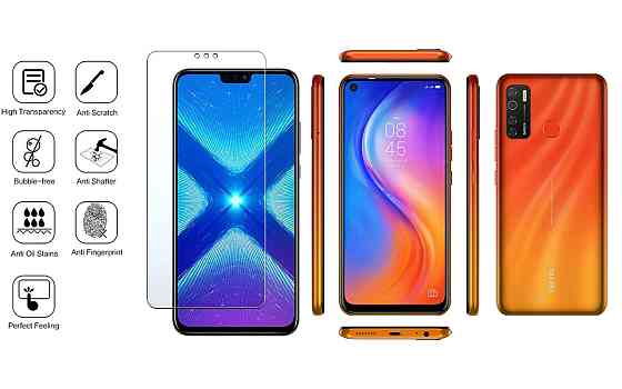 Защитное стекло NeoGlass для TECNO Spark 5 Pro (KD7) – ультрапрозрачное и устойчивое Киев