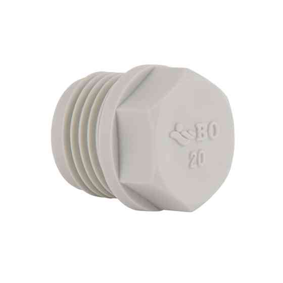 Заглушка PPR Blue Ocean з різзю 20х1/2" НР Київ