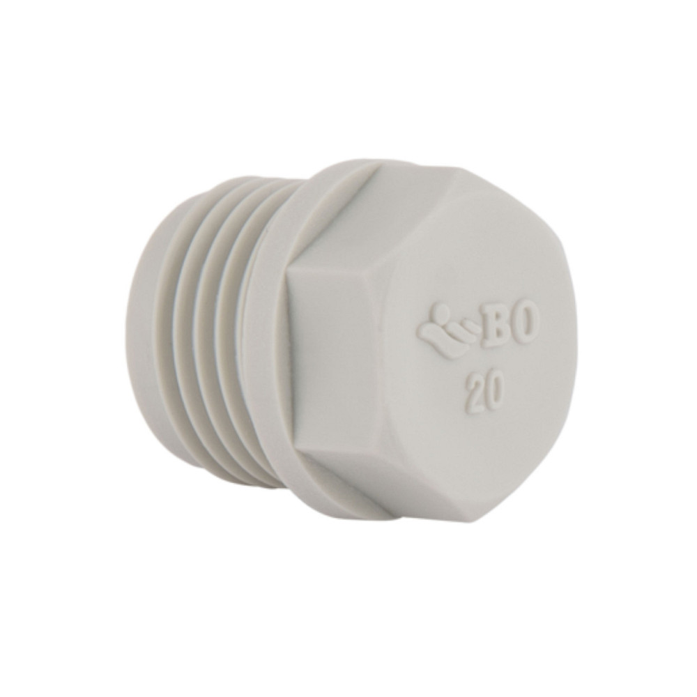 Заглушка PPR Blue Ocean з різзю 20х1/2" НР Київ - фото 1