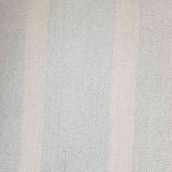 Обои виниловые на флизелине Marburg 31821 New modern полосы широкие узкие голубые светло серые под мешковину Киев