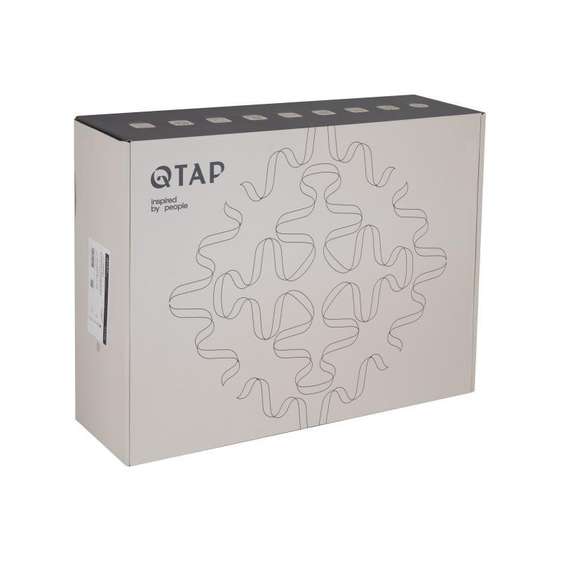 Душевая система из латуни Qtap Gemini скрытого монтажа на три потребителя (с изливом) QTGEM114CRM45702 Chrome Харьков - изображение 10