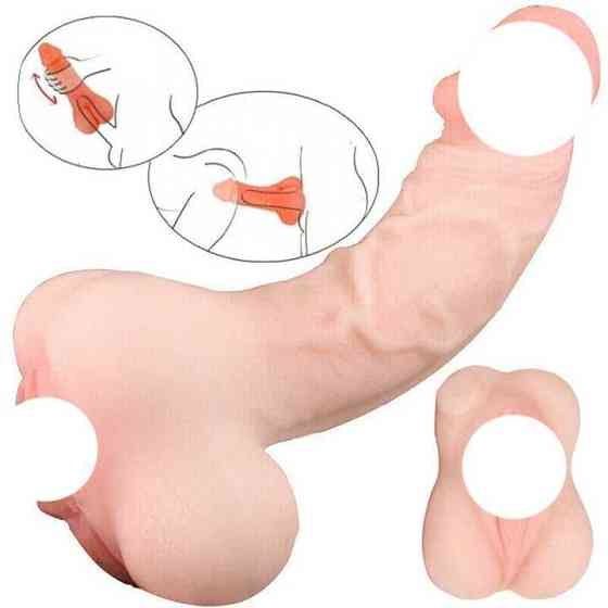 Мастурбатор — насадка на пеніс 2 в 1 Вінниця