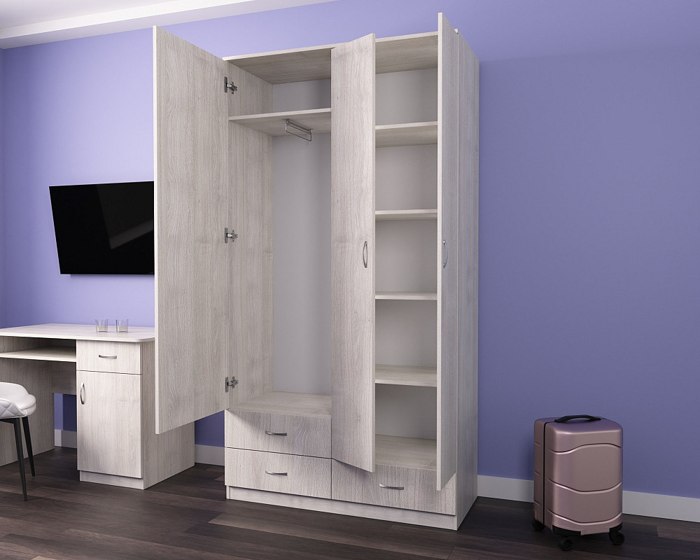 Передпокій ГКШ-8, Дуб Шамоні Світлий, 1120/480/2100 Львів - фото 2