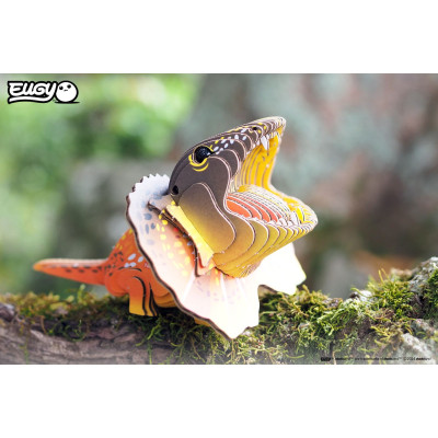 Пазл Eugy 3D Зоопарк Плащеносная ящерица (XEG-108) Винница - изображение 9