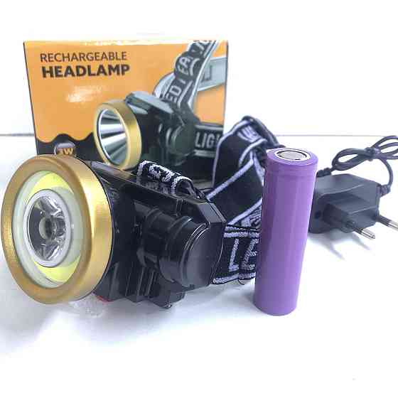 Налобний ліхтар Bailong ліхтарик акумуляторний на голову Одеса