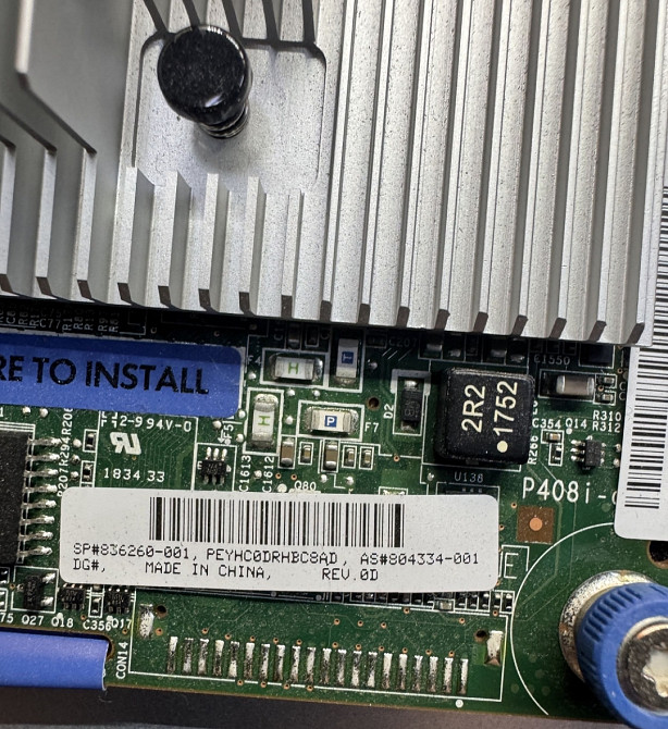 Hpe Smart array p408i gen 10 raid controller. Харьков - изображение 2