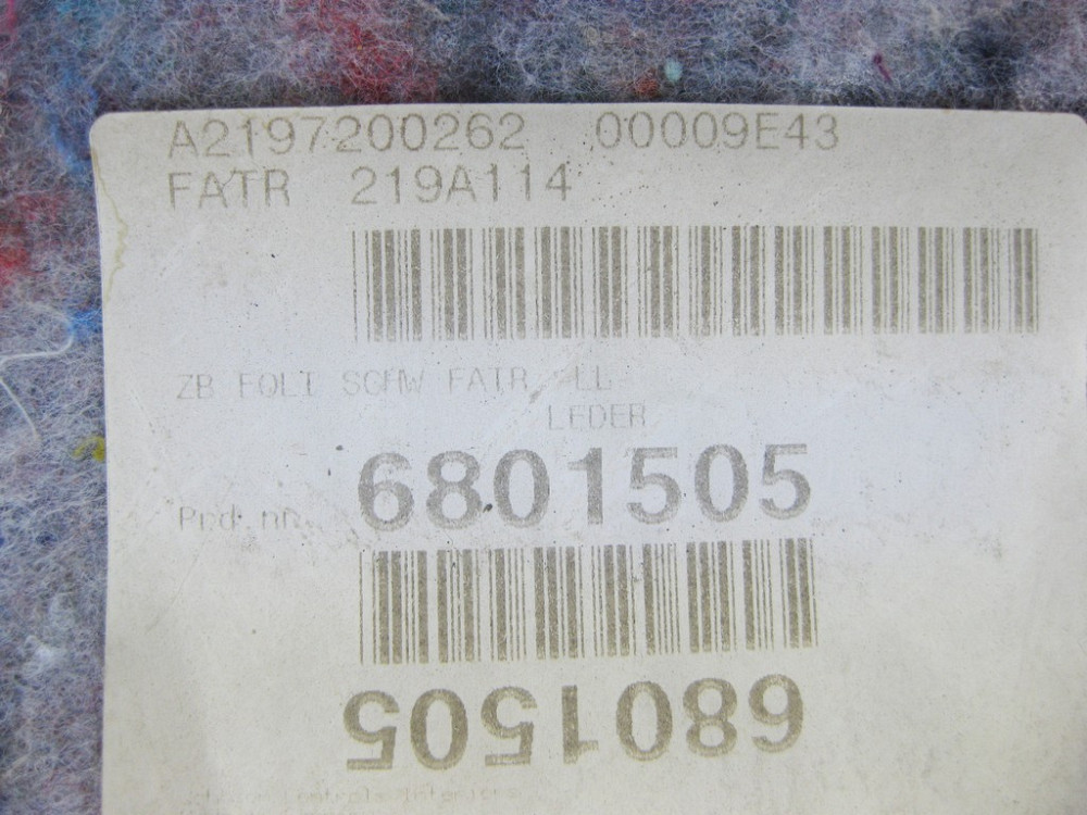 Mercedes-Benz  A2197209262 9E44 Карта передніх правих дверей чорна CLS C219 Одесса - изображение 9