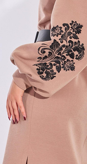 Тепле плаття з вишивкою (42) Київ - фото 5