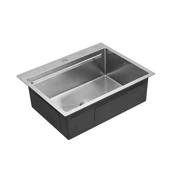 Кухонная мойка с нержавеющей стали Kroner KRP Gebürstet - 63х50HM (3/1 мм) Киев