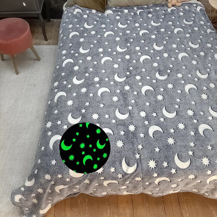 Светящийся плед для детей и подростков Blanket kids Magic Star 150х100 см, Одеяло со звездами JO-94 Львов - изображение 17